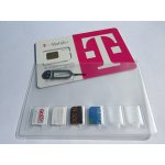SIM Card Holder for 6 Nano size sim cards + Iphone Pin Tool